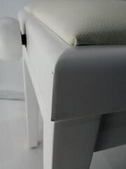 Wooden piano stool Pianonova HY-PJ023 Wooden piano stool White Matte (Pre-owned) - 2