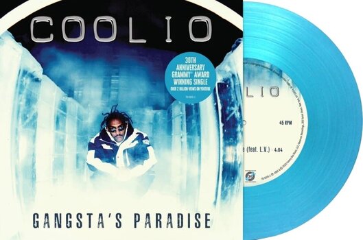Disco de vinilo Coolio - Gangsta's Paradise (Blue Ice Coloured) (7" Vinyl) - 2