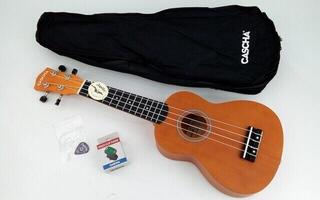 Ukulele soprano Cascha HH 3956 Brown Ukulele soprano (Seminuovo) - 1