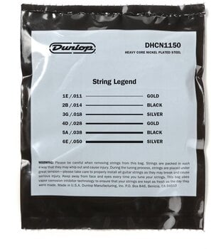 Saiten für E-Gitarre Dunlop DHCN1150 Saiten für E-Gitarre - 3