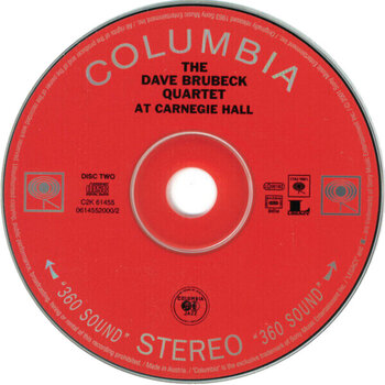 Muziek CD Dave Brubeck Quartet - At Carnegie Hall (Reissue) (Remastered) (2 CD) - 3