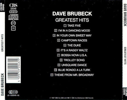 CD Μουσικής Dave Brubeck - Dave Brubeck Greatest Hits (CD) - 3
