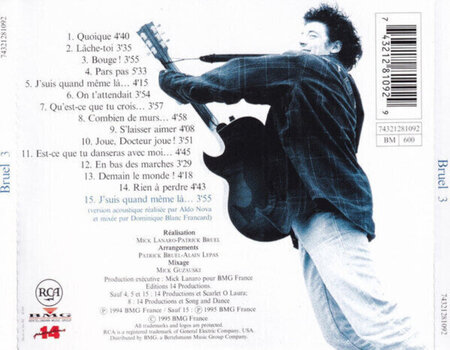 Glasbene CD Patrick Bruel - Bruel (CD) - 3