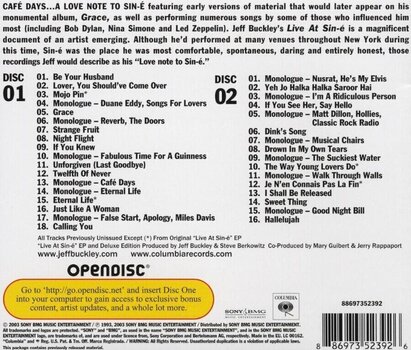 Musiikki-CD Jeff Buckley - Live At Sine-É (2 CD) - 3