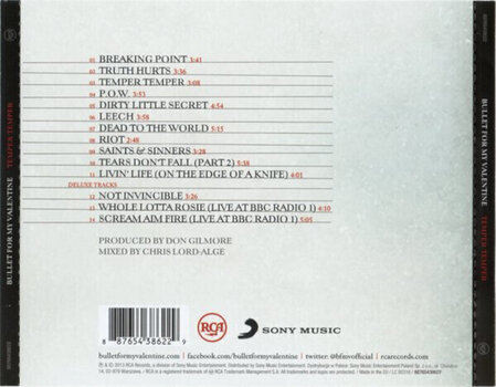 Glasbene CD Bullet For My Valentine - Temper Temper (Deluxe Edition) (CD) - 3