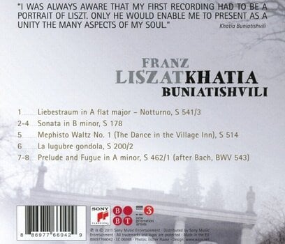 CD muzica Khatia Buniatishvili - Liszt: Piano Works (CD) - 3