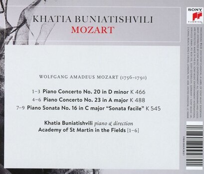 CD muzica Khatia Buniatishvili - Mozart: Piano Concertos Nos. 20 & 23 (CD) - 3
