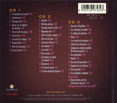 Hudobné CD Francis Cabrel - Double Tour (3 CD) - 5