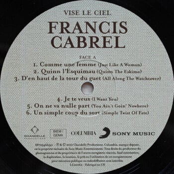 LP ploča Francis Cabrel - Vise Le Ciel (LP) - 3