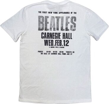 T-shirt The Beatles Tour '64 Carnegie Hall White 2XL T-shirt - 2