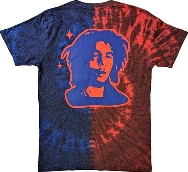 Maglietta Bob Marley Maglietta Trippy Text Unisex Red/Blue L - 2