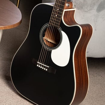 electro-acoustic guitar Cort MR500F-CED Black Satin electro-acoustic guitar - 10
