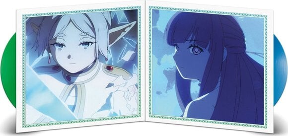 Vinylskiva Evan Call - Frieren: Beyond Journey's End (Original Soundtrack) (Blue & Green Coloured) (2 LP) - 4