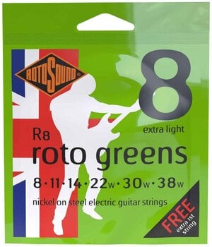 Struny pro elektrickou kytaru Rotosound R8 Struny pro elektrickou kytaru - 2