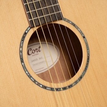 electro-acoustic guitar Cort L60CE Natural Gloss electro-acoustic guitar - 4
