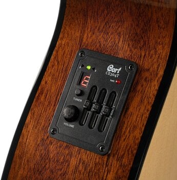 electro-acoustic guitar Cort L60CE Natural Gloss electro-acoustic guitar - 6