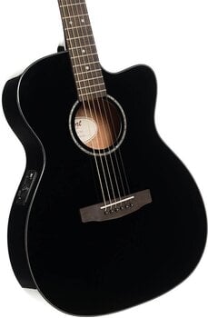 Elektroakustinen kitara Cort L60CE Black Gloss Elektroakustinen kitara - 3