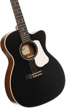 Guitare Jumbo acoustique-électrique Cort L100OCF-CED Black Satin Guitare Jumbo acoustique-électrique - 3