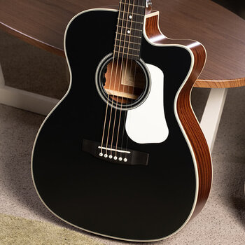 Guitare Jumbo acoustique-électrique Cort L100OCF-CED Black Satin Guitare Jumbo acoustique-électrique - 10