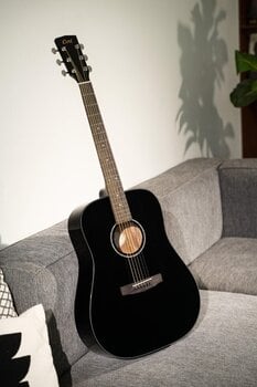 Akustická kytara Cort EARTH 60 Black Gloss Akustická kytara - 12