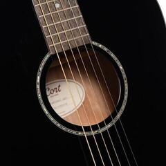 Akusztikus gitár Cort EARTH 60 Black Gloss Akusztikus gitár - 3