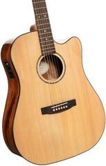 Elektroakusztikus gitár Cort EARTH 60CE Natural Gloss Elektroakusztikus gitár - 3
