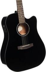 Elektroakusztikus gitár Cort EARTH 60CE Black Gloss Elektroakusztikus gitár - 2
