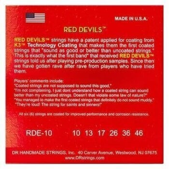 E-guitar strings DR Strings RDE-10 E-guitar strings - 2