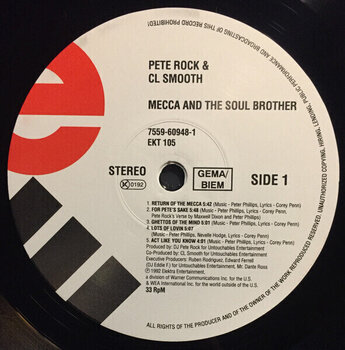 Disc de vinil Pete Rock & CL Smooth - Mecca & The Soul Brother (2 LP) - 4