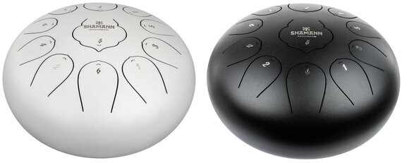 Tongue Drum Shamann 10" 11 Notes F-Major White Tongue Drum - 8