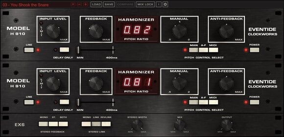 Software de studio Plug-In Efect Eventide H910 Harmonizer® Plug-in (Produs digital) - 2