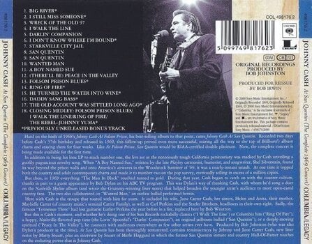 Glazbene CD Johnny Cash - At San Quentin (the Complete 1969 Concert) (Reissue) (Remastered) (CD) - 3
