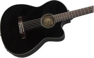 Konzertgitarre mit Tonabnehmer Fender CN-140SCE WN 4/4 Black Konzertgitarre mit Tonabnehmer - 3