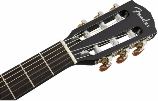 Elektro klasična gitara Fender CN-140SCE WN 4/4 Crna - 6