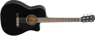 Elektro-akustična jumbo Fender CC-60SCE Concert Black Elektro-akustična jumbo - 2