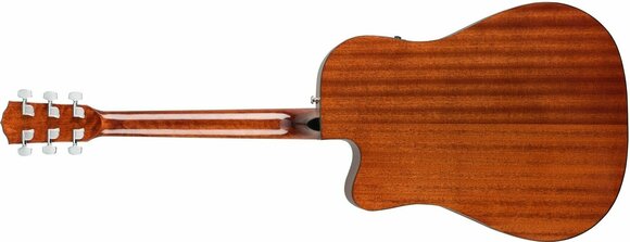 guitarra eletroacústica Fender Squier CD-60SCE Dreadnought All-Mahogany WN - 3