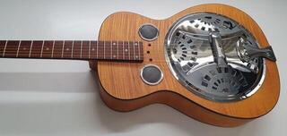 Resonator-Gitarre Epiphone Dobro Hound Dog Deluxe Natural Resonator-Gitarre (Beschädigt) - 1