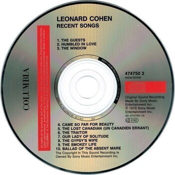 Musik-CD Leonard Cohen - Recent Songs (CD) - 2