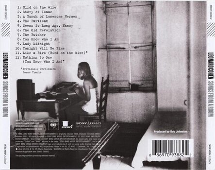 Muzički CD Leonard Cohen - Songs From A Room (CD) - 3