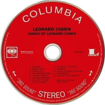 Muzički CD Leonard Cohen - Songs Of Leonard Cohen (CD) - 2