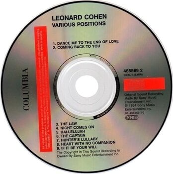 CD musique Leonard Cohen - Various Positions (CD) - 2