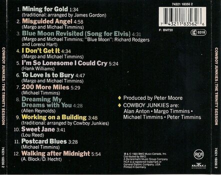 Muzički CD Cowboy Junkies - Trinity Session (CD) - 3