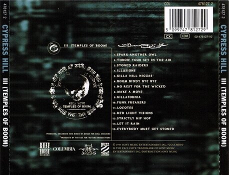 CD диск Cypress Hill - III (Temples Of Boom) (CD) - 3