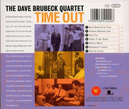 CD muzica Dave Brubeck Quartet - Time Out (Reissue) (Remastered) (CD) - 3