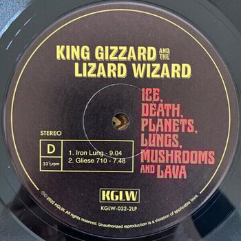 Hanglemez King Gizzard & The Lizard Wizard - Ice, Death, Planets, Lungs, Mushroom And Lava (2 LP) - 7