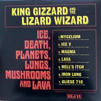 Hanglemez King Gizzard & The Lizard Wizard - Ice, Death, Planets, Lungs, Mushroom And Lava (2 LP) - 3