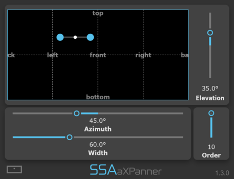 Studio-Effekt-Plugin SSA Plugins aXPanner (Digitales Produkt) - 2