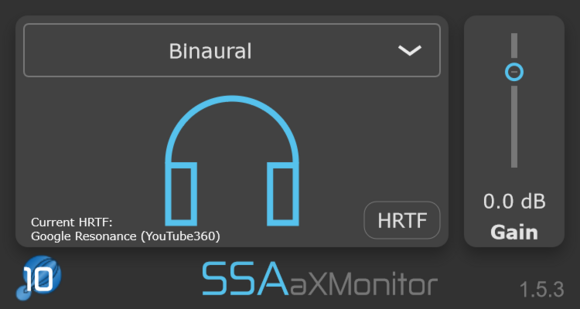 Štúdiový softwarový Plug-In efekt SSA Plugins aXMonitor (Digitálny produkt) - 2