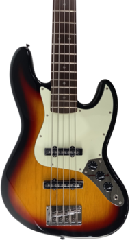 5-strenget basguitar SX SJB62/5 3-Tone Sunburst 5-strenget basguitar - 4