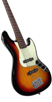 5-strenget basguitar SX SJB62/5 3-Tone Sunburst 5-strenget basguitar - 5